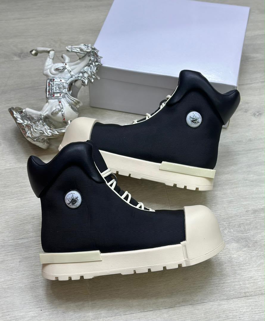 Black High-Top Sneakers