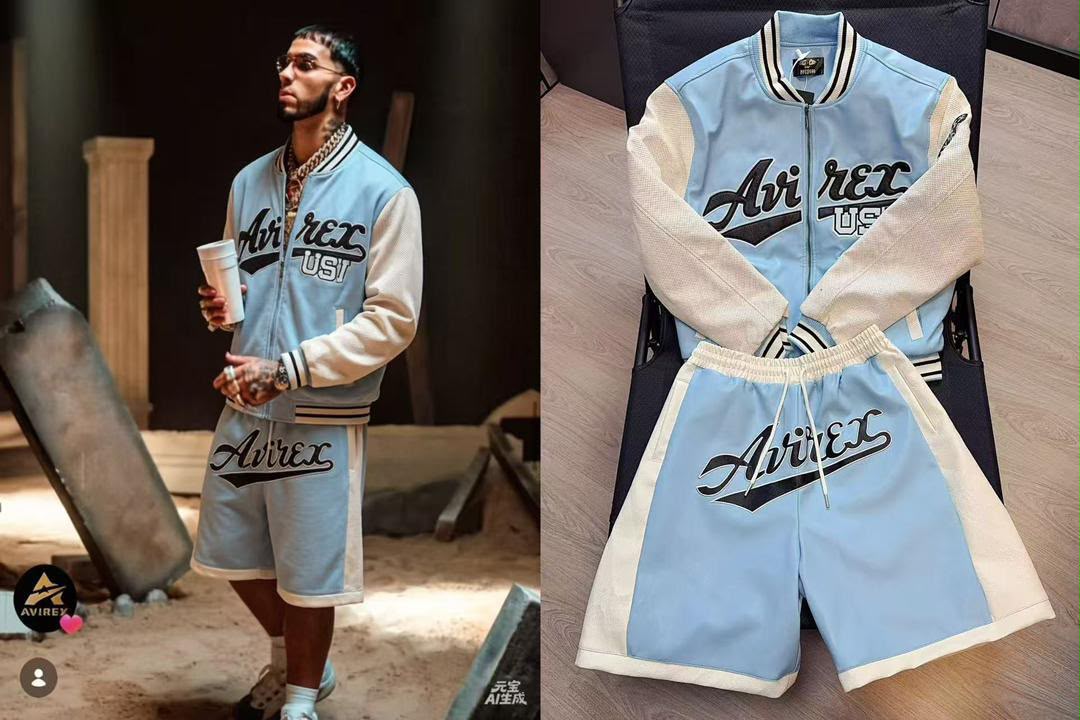 Blue Two-Piece Set