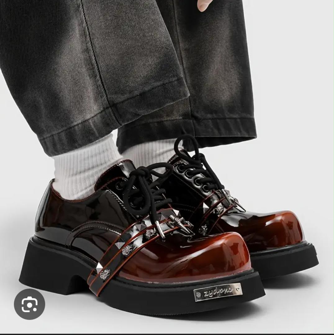 Patent Platform Shoes